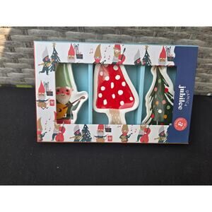 DANICA JUBILEE Gnome For The Holidays Christmas Tree  Mushroom Gnome Dish Set